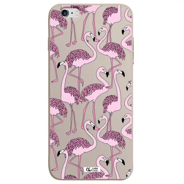 Flamingo Apple iPhone 6 plus Silicone Stone Case