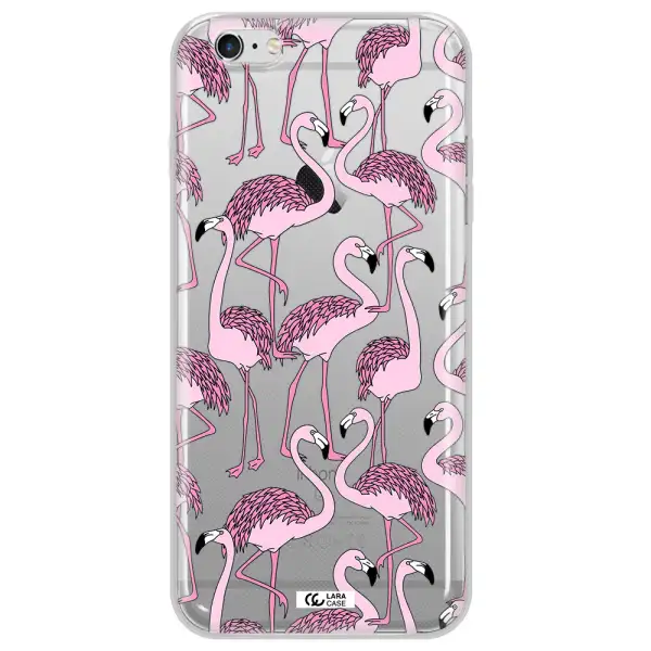 Flamingo Apple iPhone 6 s plus Clear TPU Case