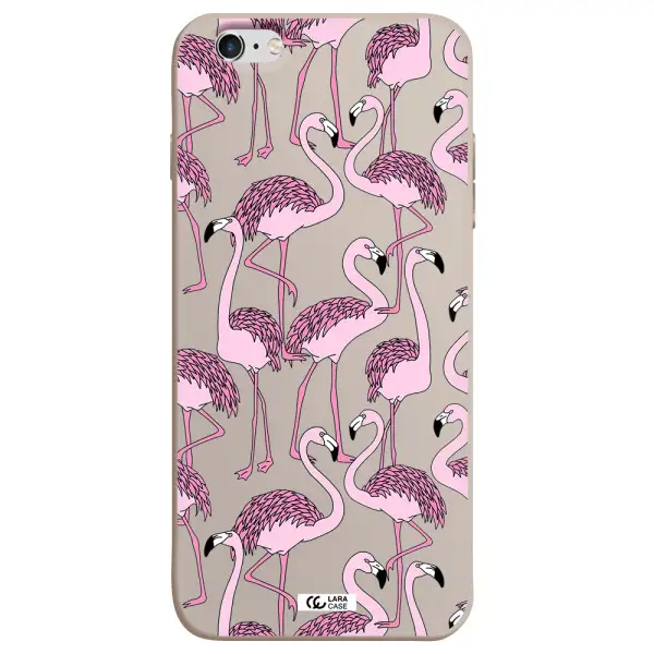 Flamingo Apple iPhone 6 s plus Silicone Stone Case