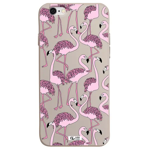 Flamingo Apple iPhone 6 Silicone Stone Case
