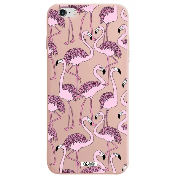 Flamingo Apple iPhone 6S Silicone pastel pink Case