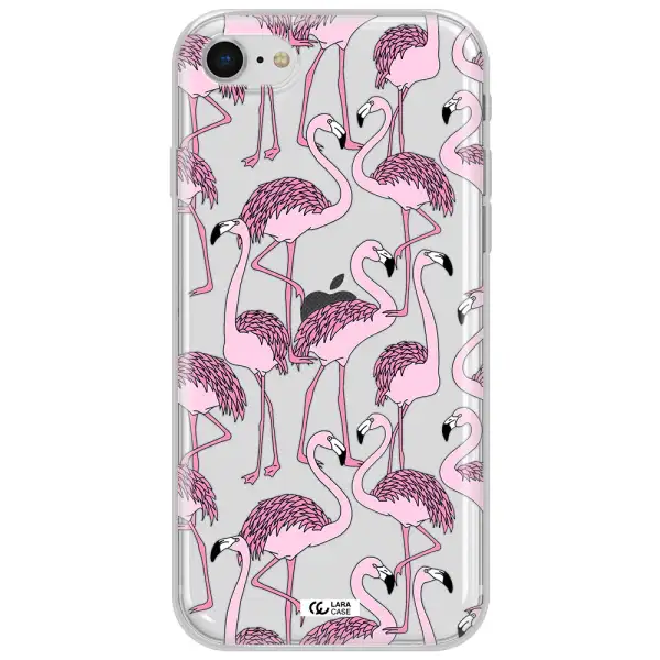 Flamingo Apple Iphone Se 2020 Clear Tpu Case