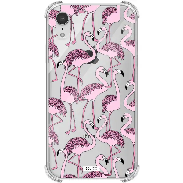 Flamingo Apple iPhone XR Clear PC Case