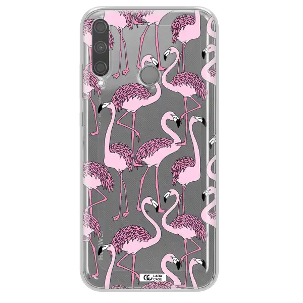 Flamingo Huawei P40 Lite E Clear TPU Case