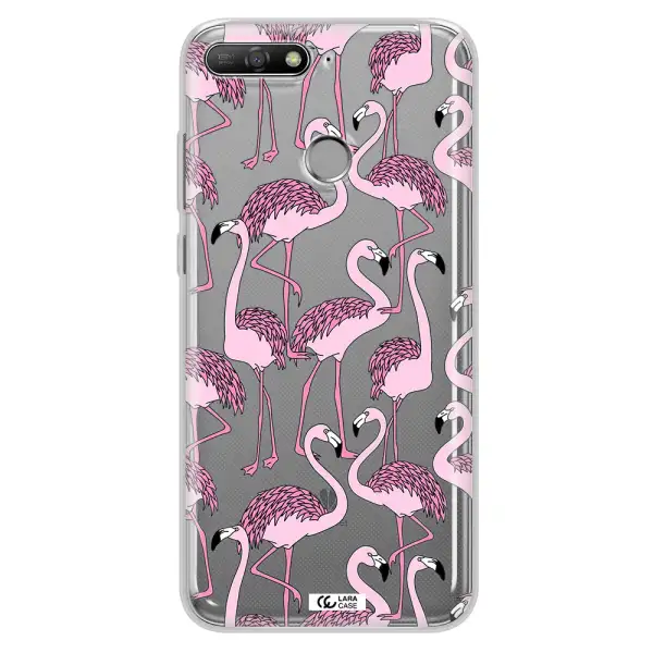 Flamingo Huawei Y6 Prime 2018 Clear TPU Case