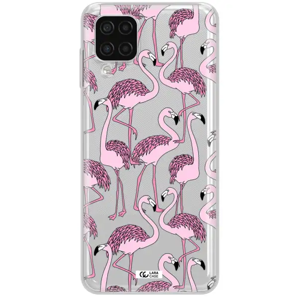 Flamingo Samsung A12 4g Clear TPU Case