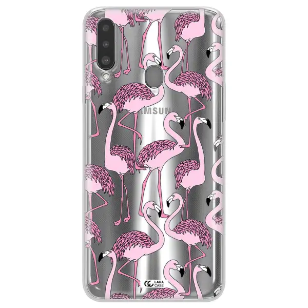 Flamingo Samsung A20S Clear TPU Case