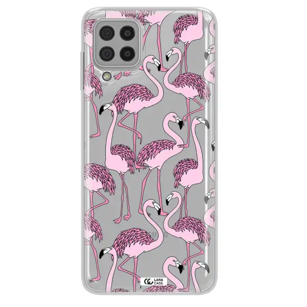 Flamingo Samsung A22 4g Clear TPU Case