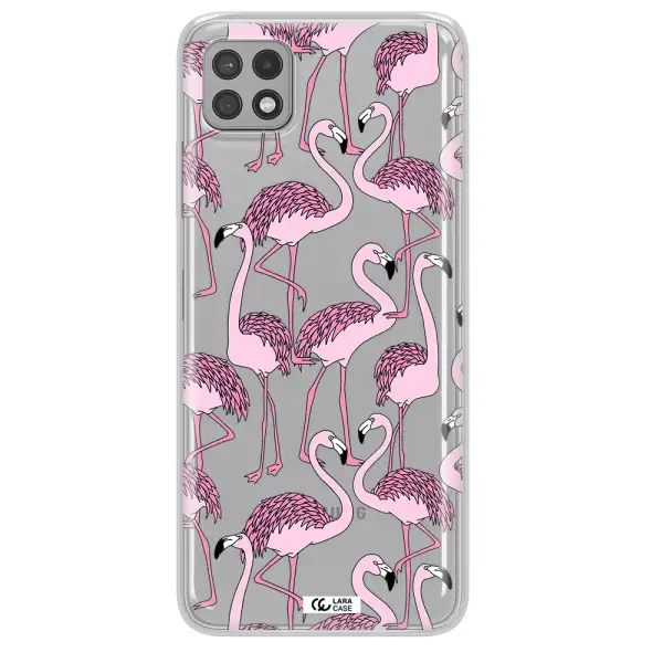 Flamingo Samsung A22 5g Clear TPU Case
