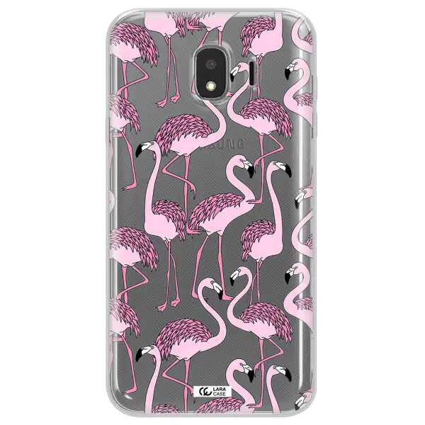 Flamingo Samsung J4 Clear TPU Case