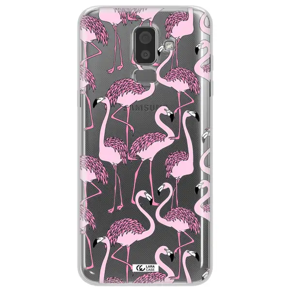 Flamingo Samsung J8 Clear TPU Case