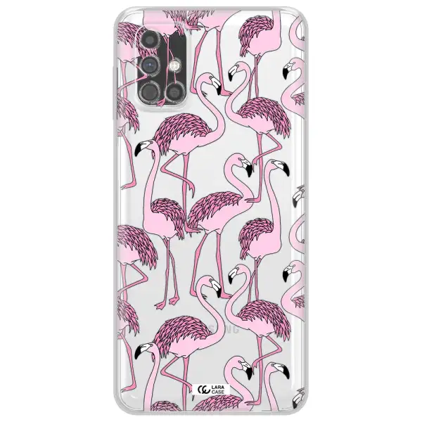 Flamingo Samsung M31S Clear TPU Case