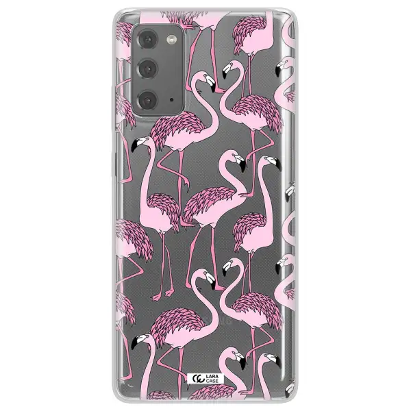 Flamingo Samsung Note 20 Clear TPU Case