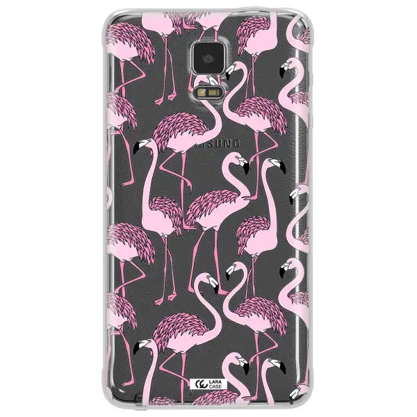 Flamingo Samsung Note 4 Clear TPU Case