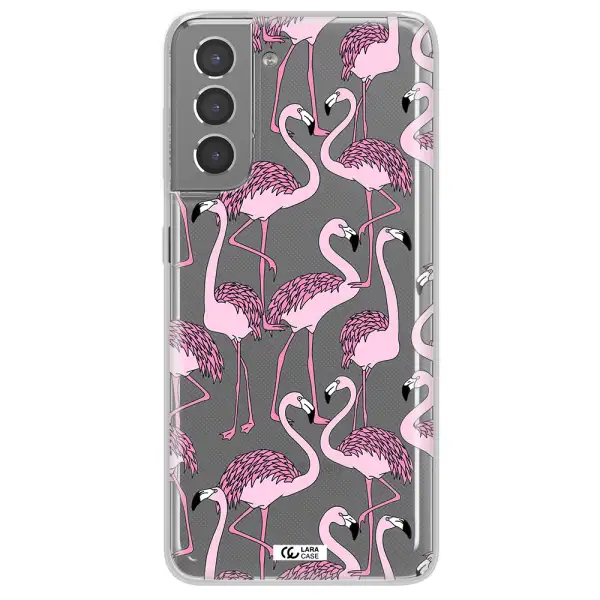 Flamingo Samsung S21 Clear TPU Case