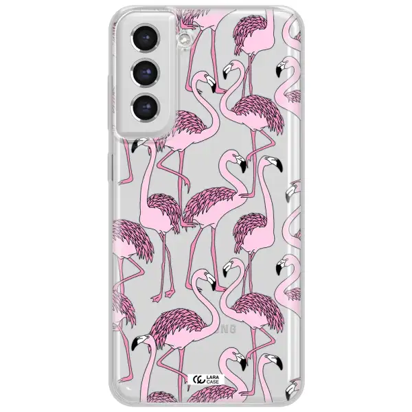Flamingo Samsung S21 Fe Clear Tpu Case