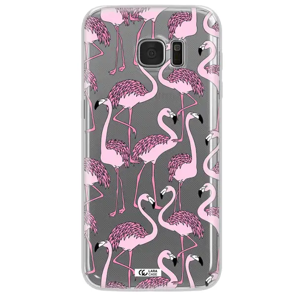 Flamingo Samsung S7 Edge Clear TPU Case