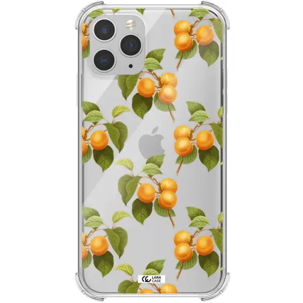 Apricot Apple iPhone 11 pro Clear PC Case