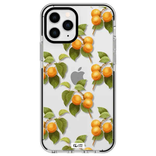 Apricot Apple iPhone 11 pro max impact black border Case