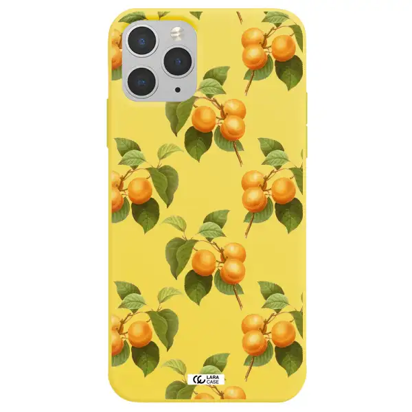 Apricot Apple iPhone 11 pro Silicone canary yellow Case