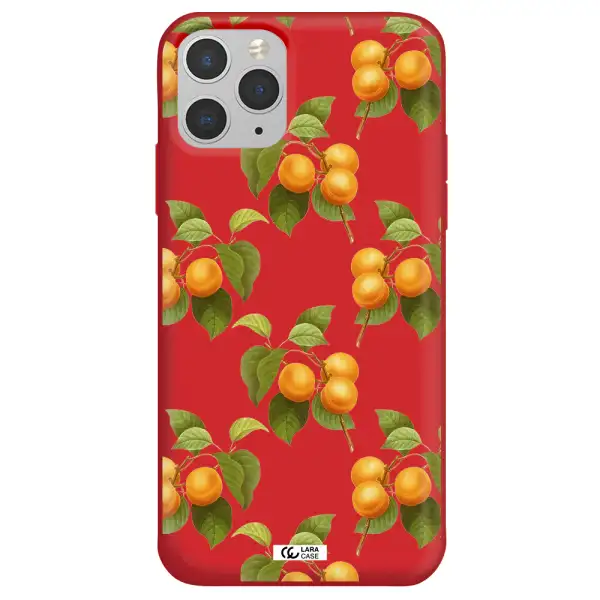 Apricot Apple iPhone 11 pro Silicone Imperial Red Case