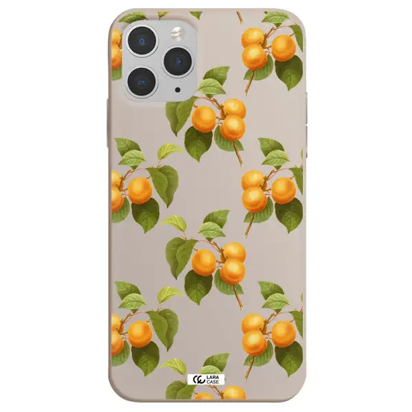 Apricot Apple iPhone 11 pro Silicone Stone Case