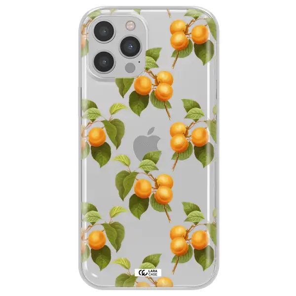 Apricot Apple iPhone 12 pro Clear TPU Case
