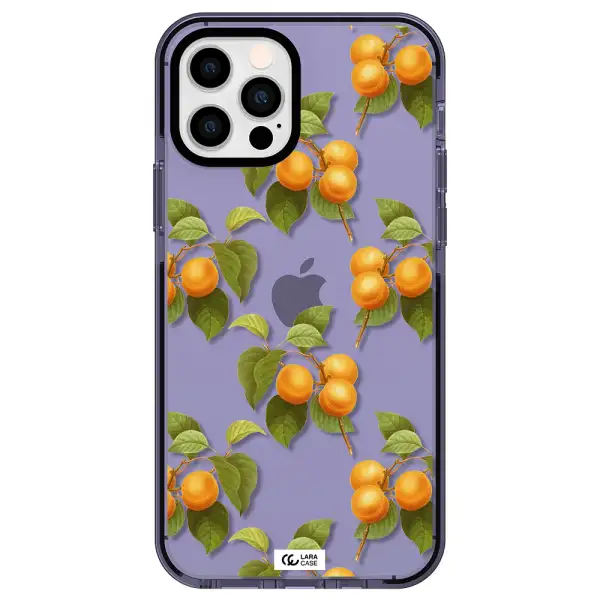Apricot Apple iPhone 12 pro impact Lilac Case