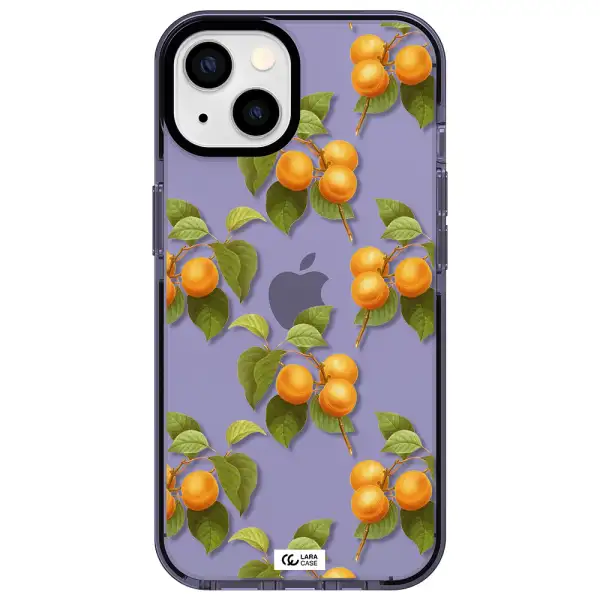 Apricot Apple iPhone 13 impact Lilac Case