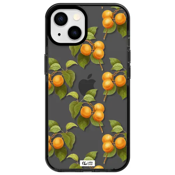 Apricot Apple iPhone 13 impact Smoke Black Case