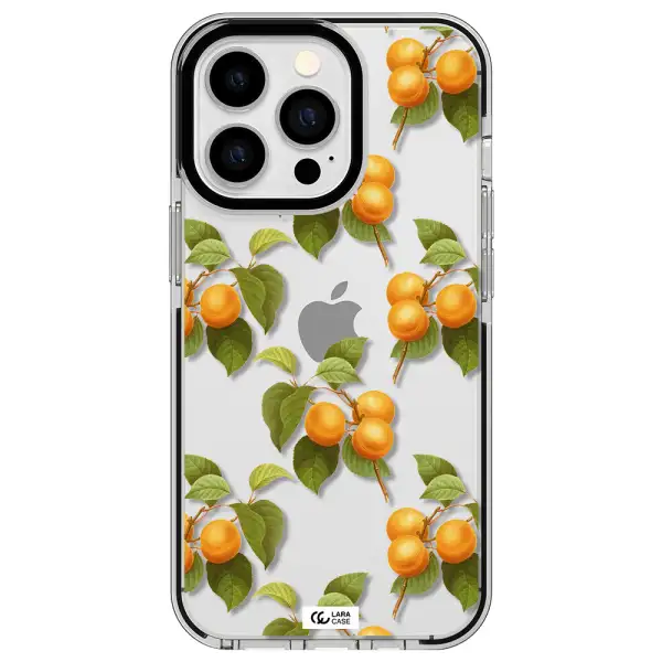 Apricot Apple iPhone 13 Pro impact black border Case