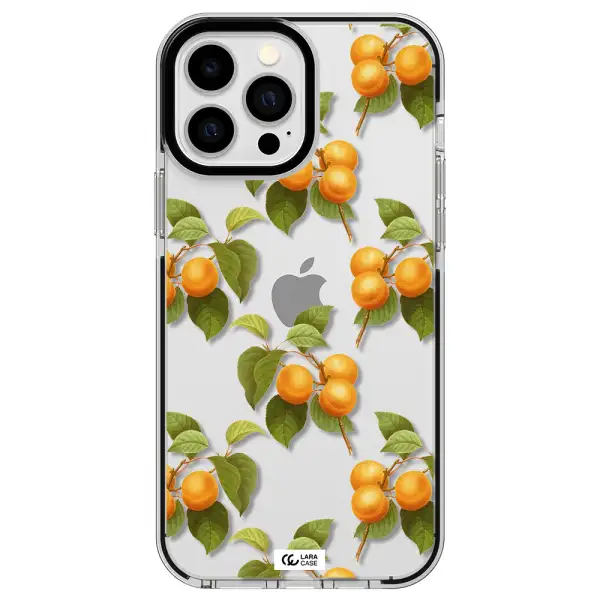 Apricot Apple iPhone 13 Pro Max impact black border Case