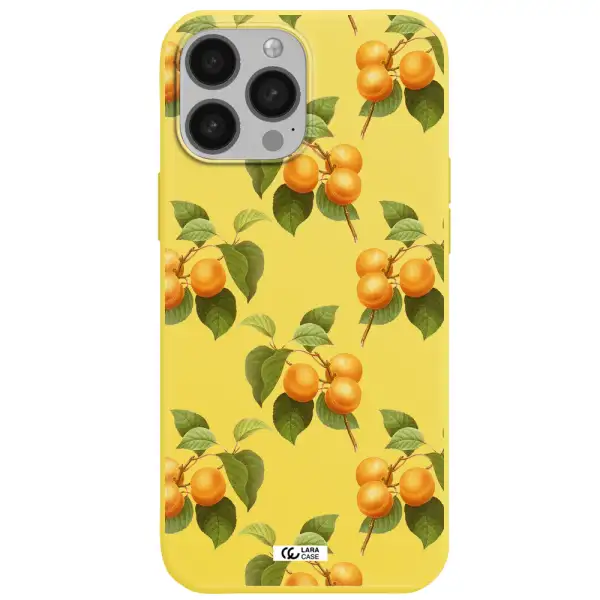 Apricot Apple iPhone 13 Pro Silicone canary yellow Case