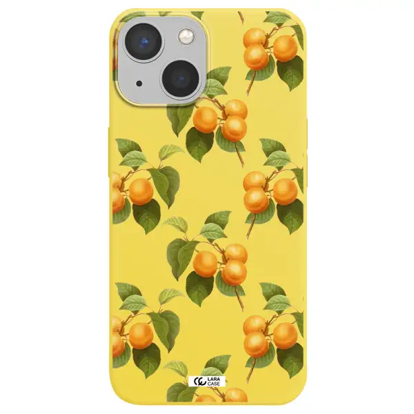 Apricot Apple iPhone 13 Silicone canary yellow Case