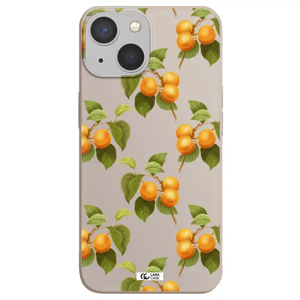Apricot Apple iPhone 13 Silicone Stone Case