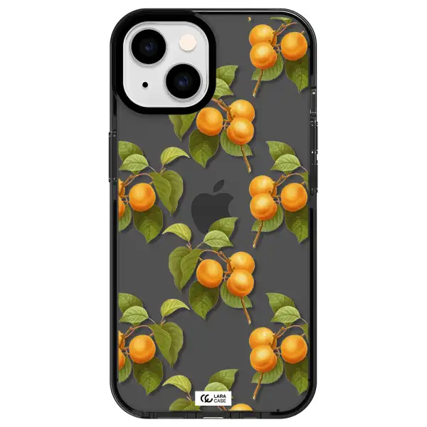 Apricot Apple iPhone 14 impact Smoke Black Case