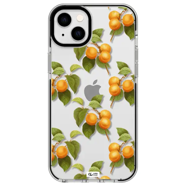 Apricot Apple iPhone 14 plus impact black border Case