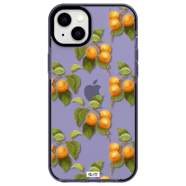 Apricot Apple iPhone 14 plus impact Lilac Case