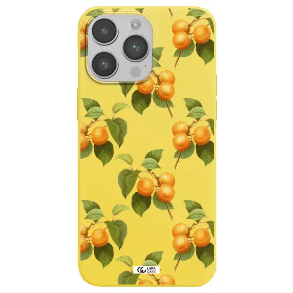 Apricot Apple iPhone 14 pro Silicone canary yellow Case