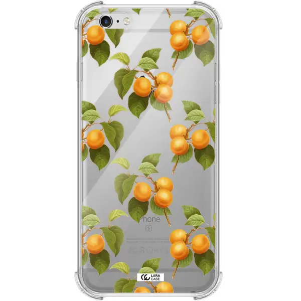 Apricot Apple iPhone 6 plus Clear PC Case