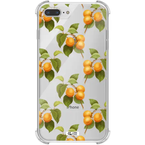 Apricot Apple iPhone 7 plus Clear PC Case