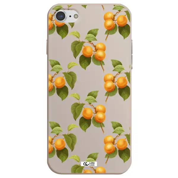 Apricot Apple iPhone 7 Silicone Stone Case