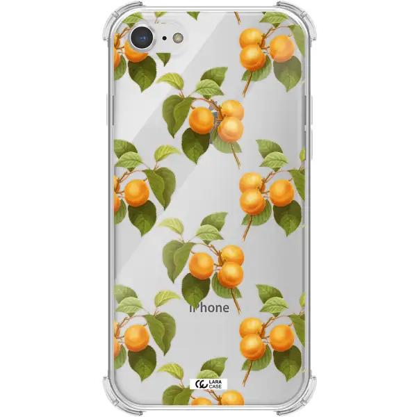 Apricot Apple iPhone 8 Clear PC Case