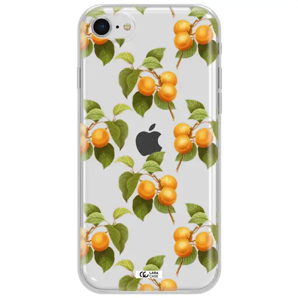 Apricot Apple Iphone Se 2020 Clear Tpu Case