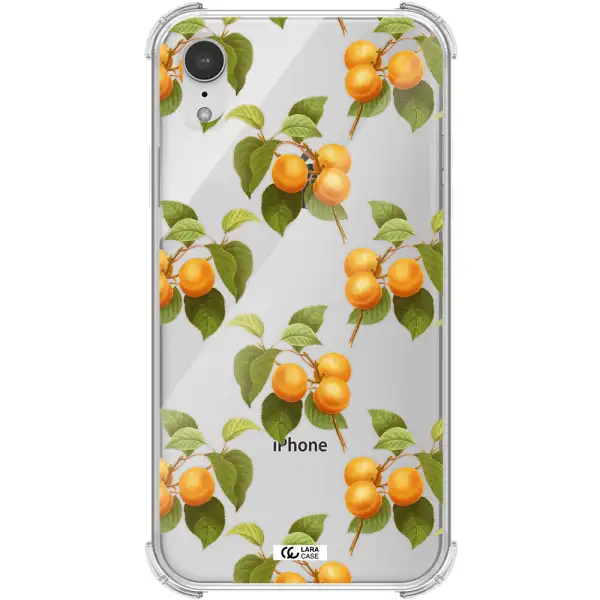 Apricot Apple iPhone XR Clear PC Case