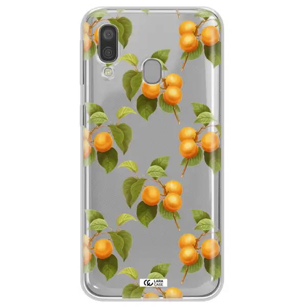 Apricot Samsung A40 Clear TPU Case