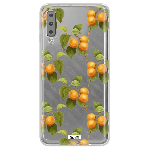Apricot Samsung A7 2018 Clear TPU Case