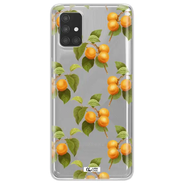 Apricot Samsung A71 Clear TPU Case