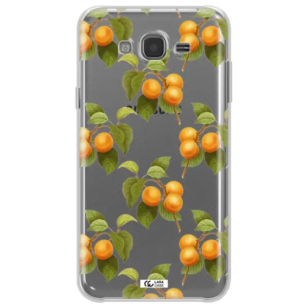 Apricot Samsung J7 Core Clear TPU Case