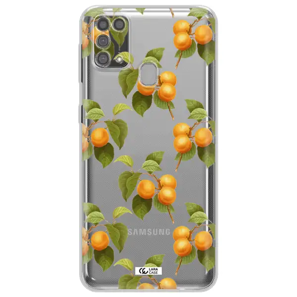 Apricot Samsung M31 Clear TPU Case